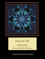 Fractal 451: Fractal cross stitch pattern 