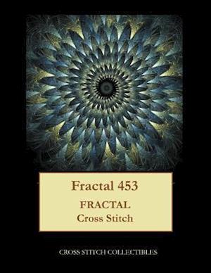 Fractal 453: Fractal cross stitch pattern