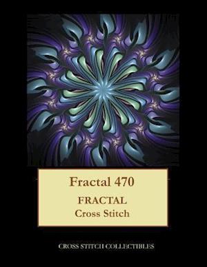 Fractal 470: Fractal cross stitch pattern