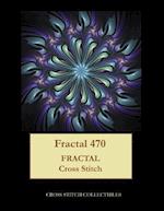 Fractal 470: Fractal cross stitch pattern 
