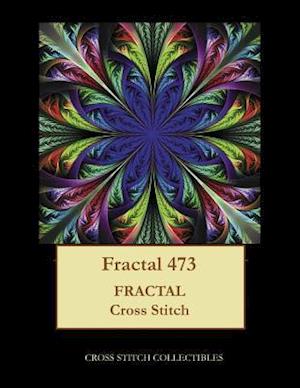 Fractal 473: Fractal cross stitch pattern