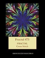 Fractal 473: Fractal cross stitch pattern 