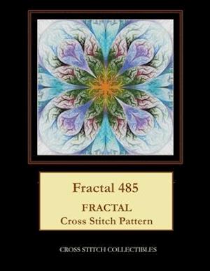 Fractal 485: Fractal cross stitch pattern
