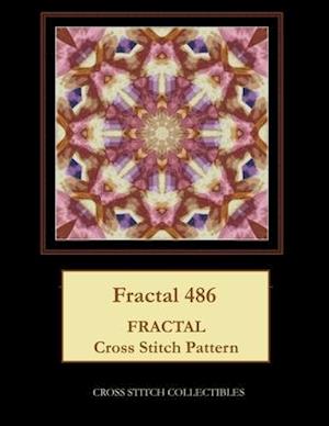 Fractal 486: Fractal cross stitch pattern