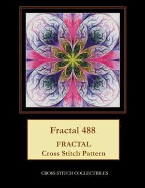 Fractal 488: Fractal cross stitch pattern