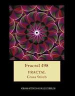 Fractal 498: Fractal cross stitch pattern 