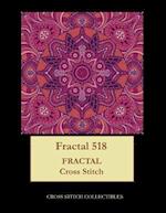 Fractal 518: Fractal cross stitch pattern 