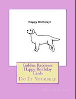 Golden Retriever Happy Birthday Cards