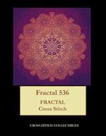 Fractal 536: Fractal cross stitch pattern 