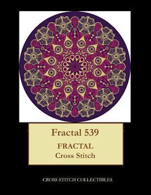 Fractal 539: Fractal cross stitch pattern