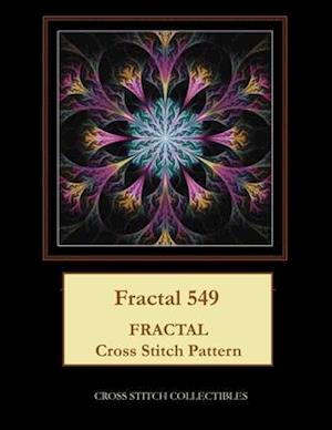 Fractal 549: Fractal cross stitch pattern
