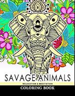 Savage Animals Relaxation & Meditation Coloring Book