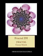 Fractal 591: Fractal cross stitch pattern 