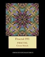 Fractal 593: Fractal cross stitch pattern 