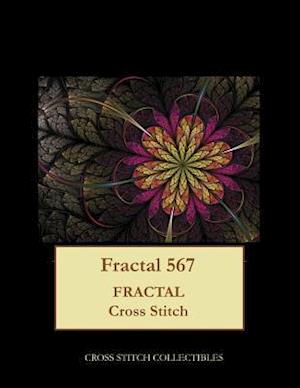 Fractal 567: Fractal cross stitch pattern