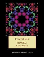 Fractal 603: Fractal cross stitch pattern 