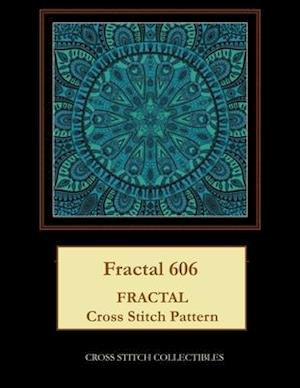 Fractal 606: Fractal cross stitch pattern