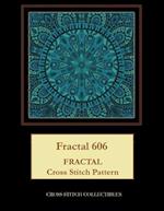 Fractal 606: Fractal cross stitch pattern 