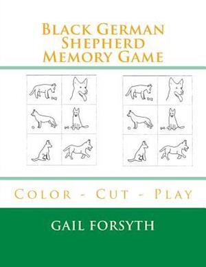Black German Shepherd Memory Game