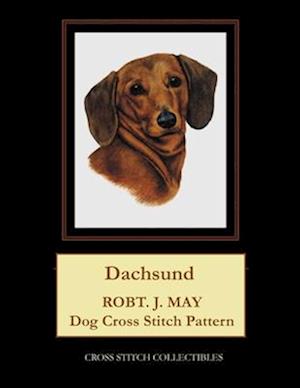 Dachsund: Robt. J. May dog cross stitch pattern