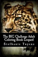 The Big Challenge Adult Coloring Book Leopard