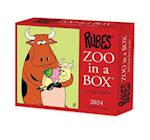 Zoo in a Box 2024 6.2 X 5.4 Box Calendar