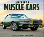 American Muscle Cars 2025 6.2 X 5.4 Box Calendar