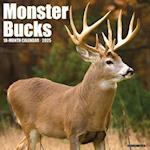 Monster Bucks 2025 12 X 12 Wall Calendar