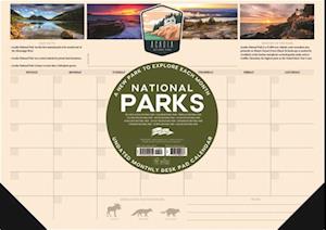 National Park Undated 17 X 12 Small Monthly Deskpad