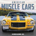 American Muscle Cars 2025 7 X 7 Mini Wall Calendar