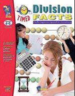 Timed Division Drill Facts Grades 4-6 