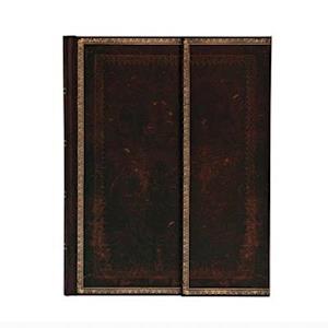 Black Moroccan (Old Leather Collection) Ultra Unlined Hardcover Journal