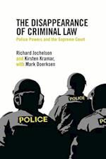 The Disappearance of Criminal Law