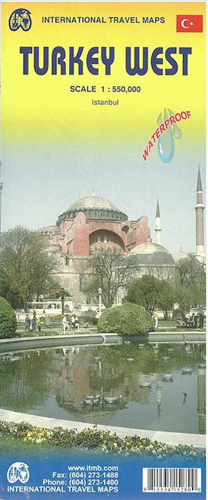 Turkey West, International Travel Maps