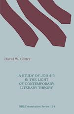 A Study of Job 4-5 in the Light of Contemporary Literary Theory