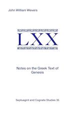 Notes on the Greek Text of Genesis