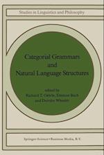 Categorial Grammars and Natural Language Structures