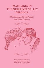 Marriages in the New River Valley, Virginia