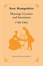 New Hampshire Marriage Licenses and Intentions, 1709-1961