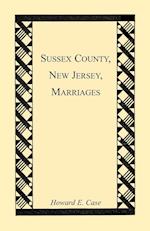 Sussex County, New Jersey, Marriages