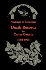 Abstracts of Tennessee Death Records for Carter County