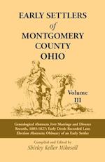 Early Settlers of Montgomery County, Ohio