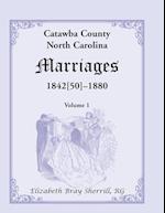 Catawba County, North Carolina Marriages, 1842[50] -1880