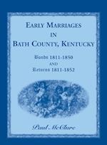 Early Marriages in Bath County, Kentucky