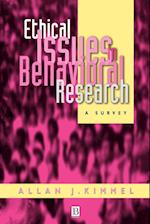 Ethical Issues in Behavioral Research