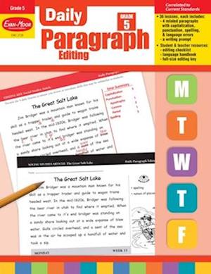 Daily Paragraph Editing Grade 5