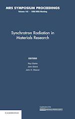 Synchrotron Radiation in Materials Research: Volume 143