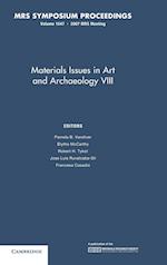 Materials Issues in Art and Archaeology VIII: Volume 1047