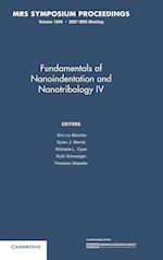 Fundamentals of Nanoindentation and Nanotribology IV: Volume 1049