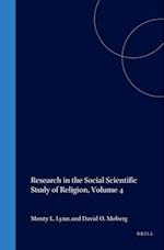 Research in the Social Scientific Study of Religion